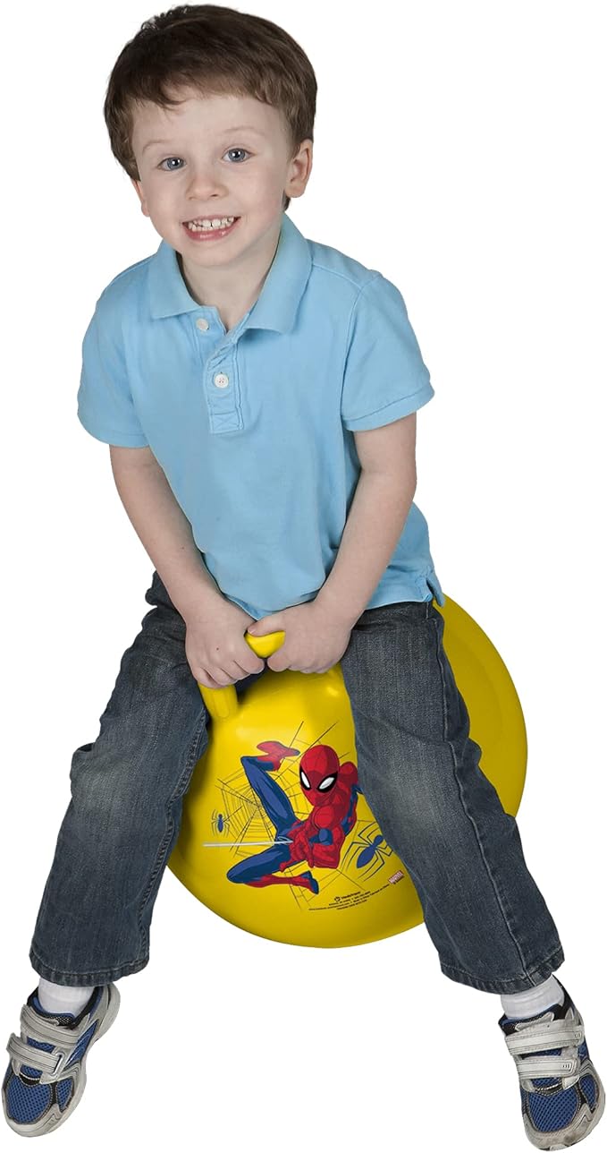 Hedstrom Marvel Spider-Man Hopper, 15-Inch, Yellow